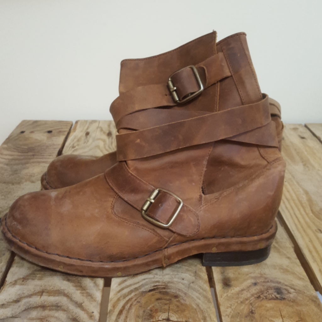 Jeffrey Campbell Leather Cowboy Boots
